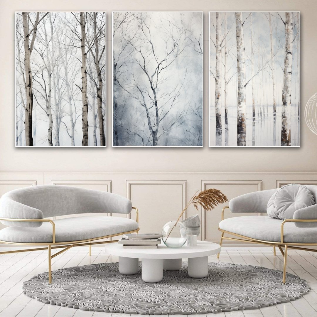 Birches in winter