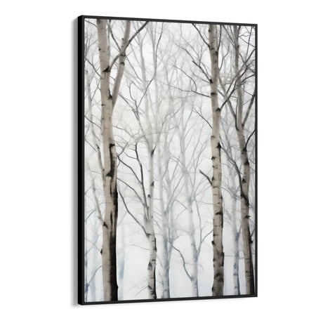 Quadro Stampa su Tela Betulle d'inverno - CupidoDesign