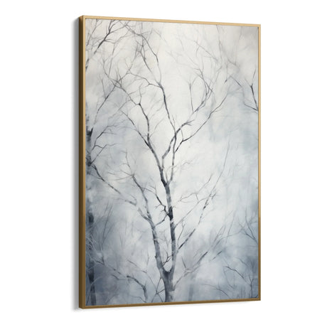 Quadro Stampa su Tela Betulle d'inverno - CupidoDesign