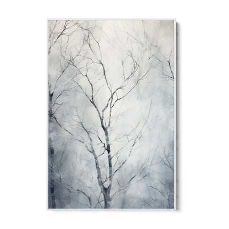 Quadro Stampa su Tela Betulle d'inverno - CupidoDesign