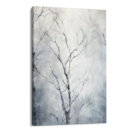 Quadro Stampa su Tela Betulle d'inverno - CupidoDesign
