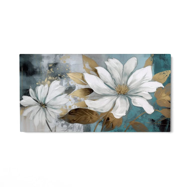 Quadro Stampa su Tela Bianca Sinfonia Floreale - CupidoDesign