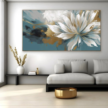 Quadro Stampa su Tela Bianca Visione Primaverile - CupidoDesign