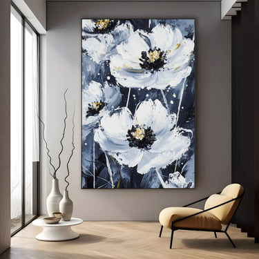 Quadro Stampa su Tela Bianco Etereo - CupidoDesign