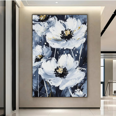 Quadro Stampa su Tela Bianco Etereo - CupidoDesign