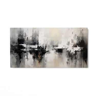 Quadro Stampa su Tela Bianco&Nero Astratto - CupidoDesign