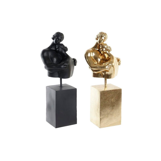 Μαύρο και χρυσό Ζευγάρι 15,5 x 13,5 x 37,5 cm