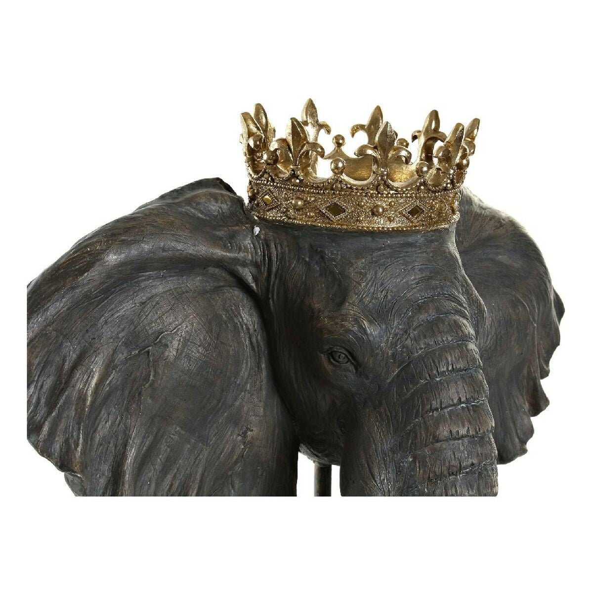 Fekete elefánt király 49 x 26,5 x 57 cm)