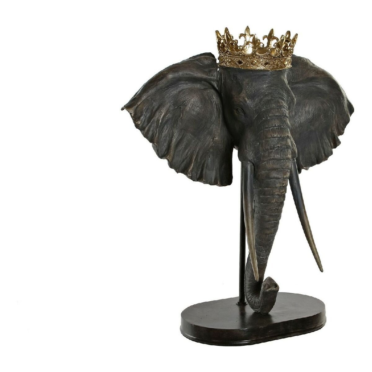 Sort Elefant konge 49 x 26,5 x 57 cm)