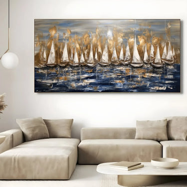 Quadro Stampa su Tela Blu Mare - CupidoDesign