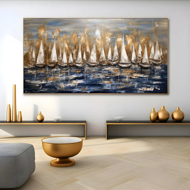 Quadro Stampa su Tela Blu Mare - CupidoDesign
