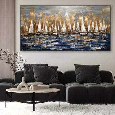 Quadro Stampa su Tela Blu Mare - CupidoDesign