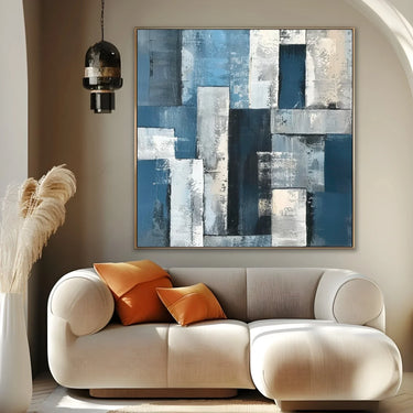 Quadro Stampa su Tela Blu Profondo - CupidoDesign