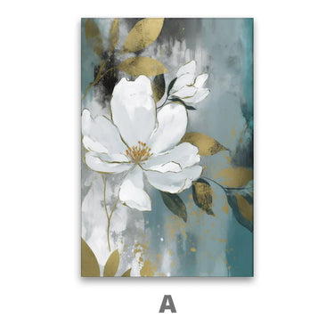 Quadro Stampa su Tela Bocciolo celeste - CupidoDesign