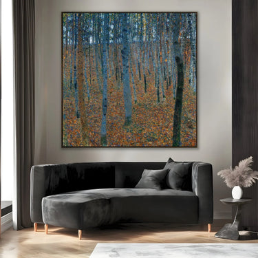 Quadro Stampa su Tela Bosco di betulle - Gustav klimt - CupidoDesign