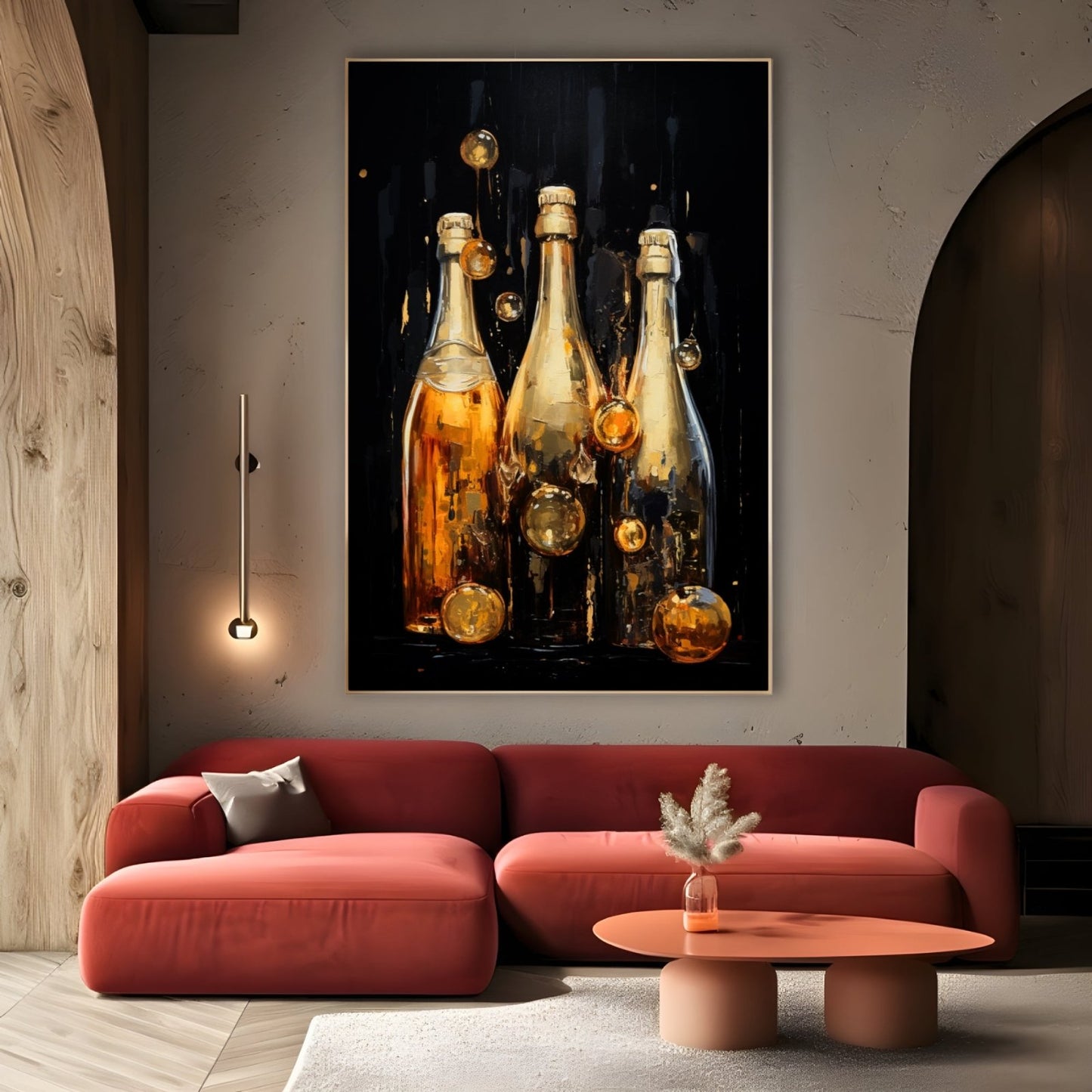 botellas de champán