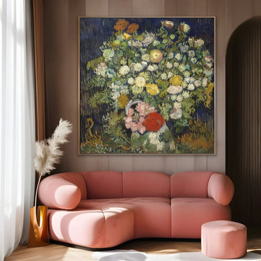 Quadro Stampa su Tela Bouquet of Flowers in a Vase, Vincent Van Gogh - CupidoDesign