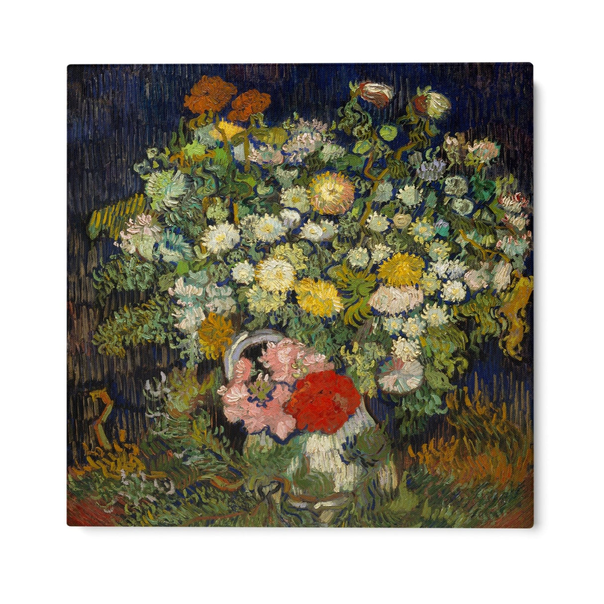 Buket blomster i en vase, Vincent Van Gogh