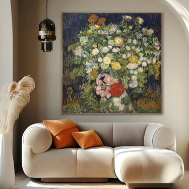 Quadro Stampa su Tela Bouquet of Flowers in a Vase, Vincent Van Gogh - CupidoDesign