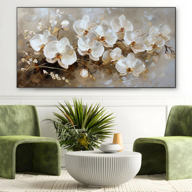 Quadro Stampa su Tela Bouquet di bianco - CupidoDesign