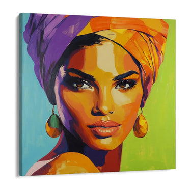 Quadro Stampa su Tela Brivido nello sguardo - CupidoDesign