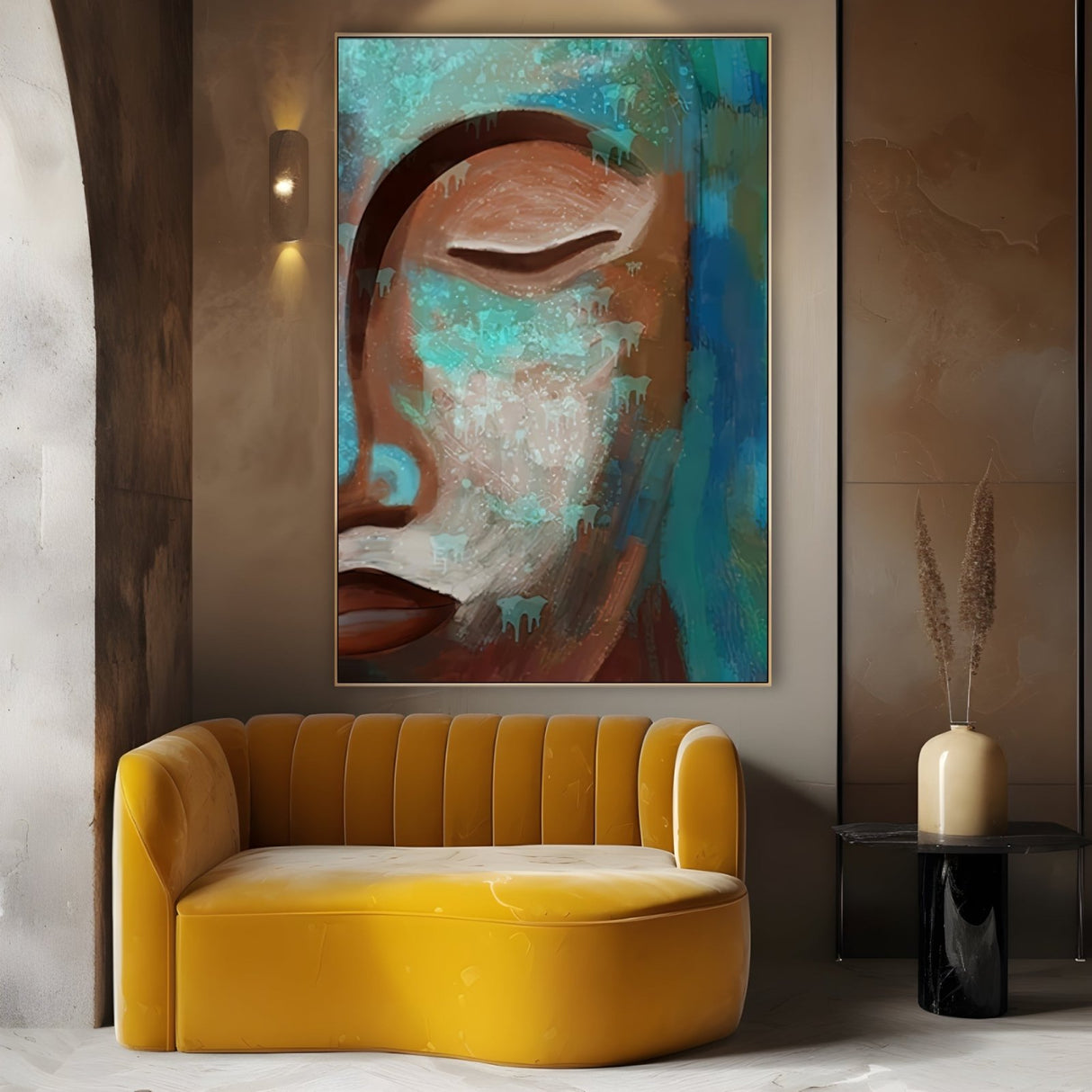 Buddha Astratto 70x100cm - CupidoDesign