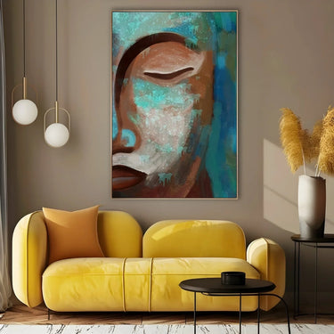 Quadro Stampa su Tela Buddha Astratto - CupidoDesign