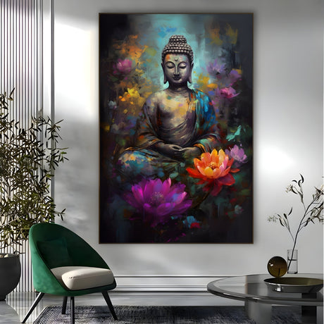 Buddha floral