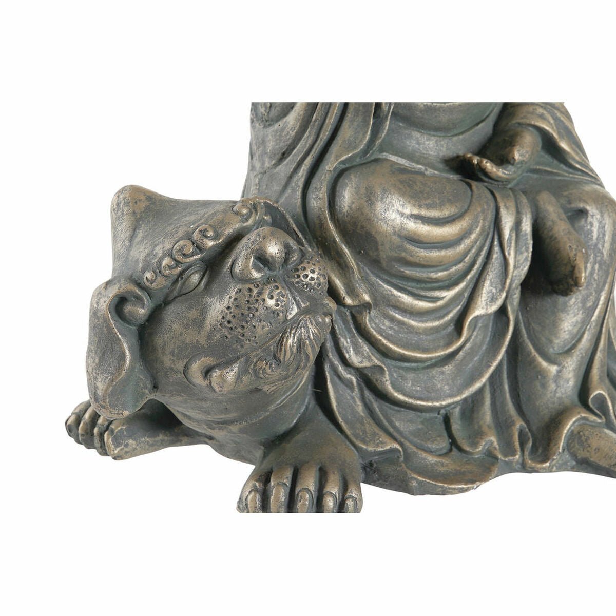 Boeddha op hond 38 x 25 x 43 cm