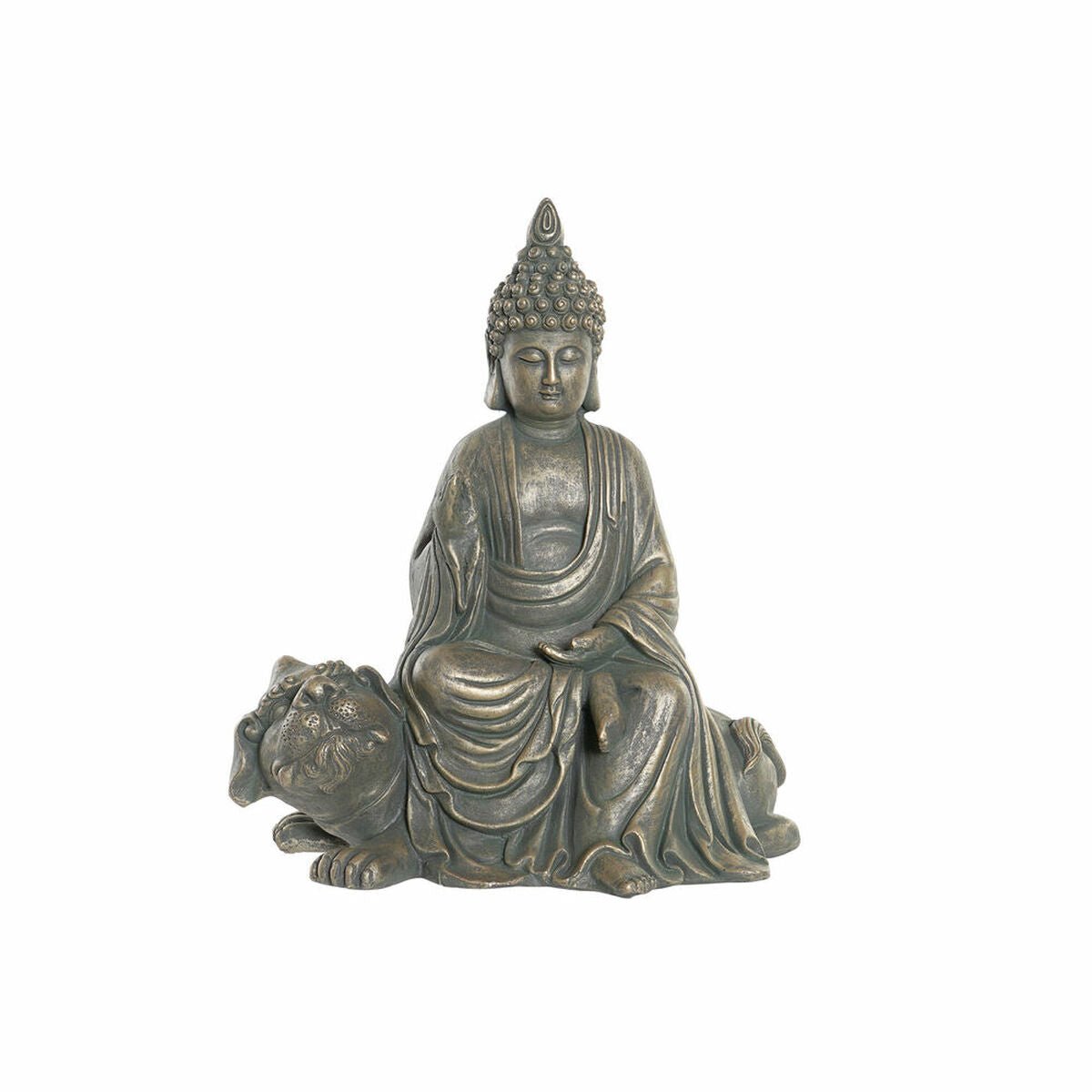 Buddha på hund 38 x 25 x 43 cm