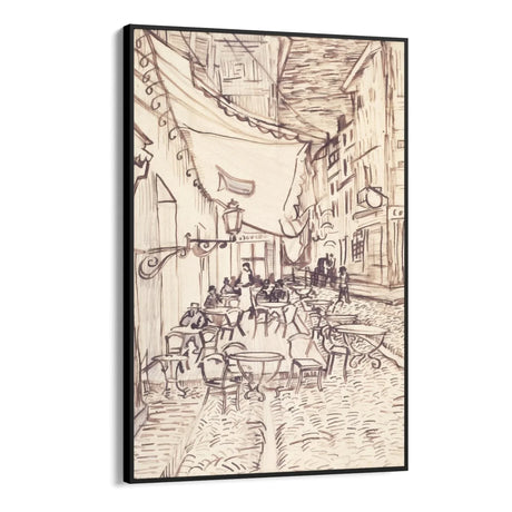 Quadro Stampa su Tela Cafe Terrace at Night, Vincent Van Gogh - CupidoDesign