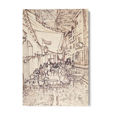 Quadro Stampa su Tela Cafe Terrace at Night, Vincent Van Gogh - CupidoDesign