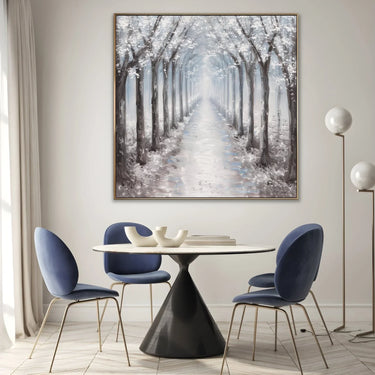 Quadro Stampa su Tela Cammino Innevato - CupidoDesign