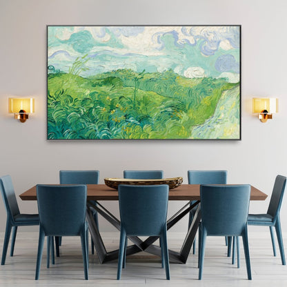 Vihreät vehnäpellot, Vincent Van Gogh