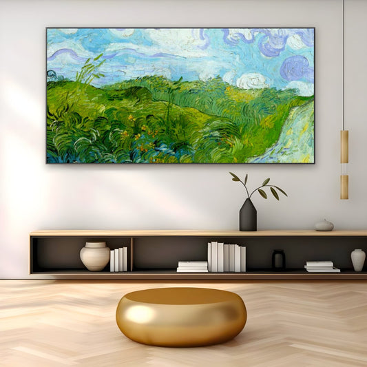Câmpuri de grâu verzi, Vincent Van Gogh