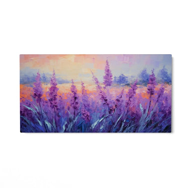 Quadro Stampa su Tela Campo di lavanda - CupidoDesign