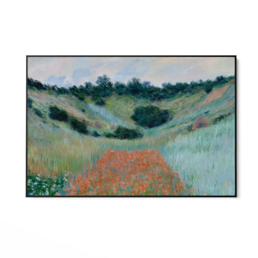 Quadro Stampa su Tela Campo di papaveri a Giverny, Claude Monet - CupidoDesign