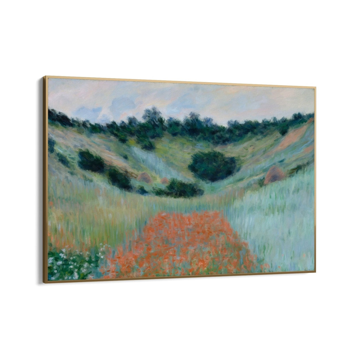 Campo di papaveri a Giverny, Claude Monet - CupidoDesign