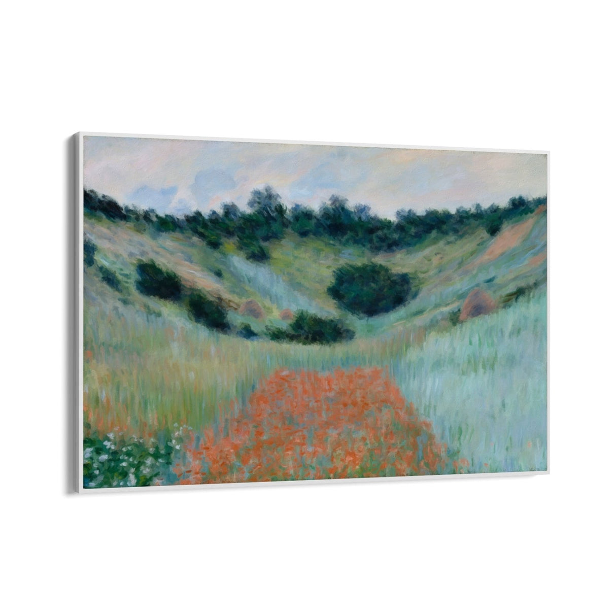 Campo di papaveri a Giverny, Claude Monet - CupidoDesign