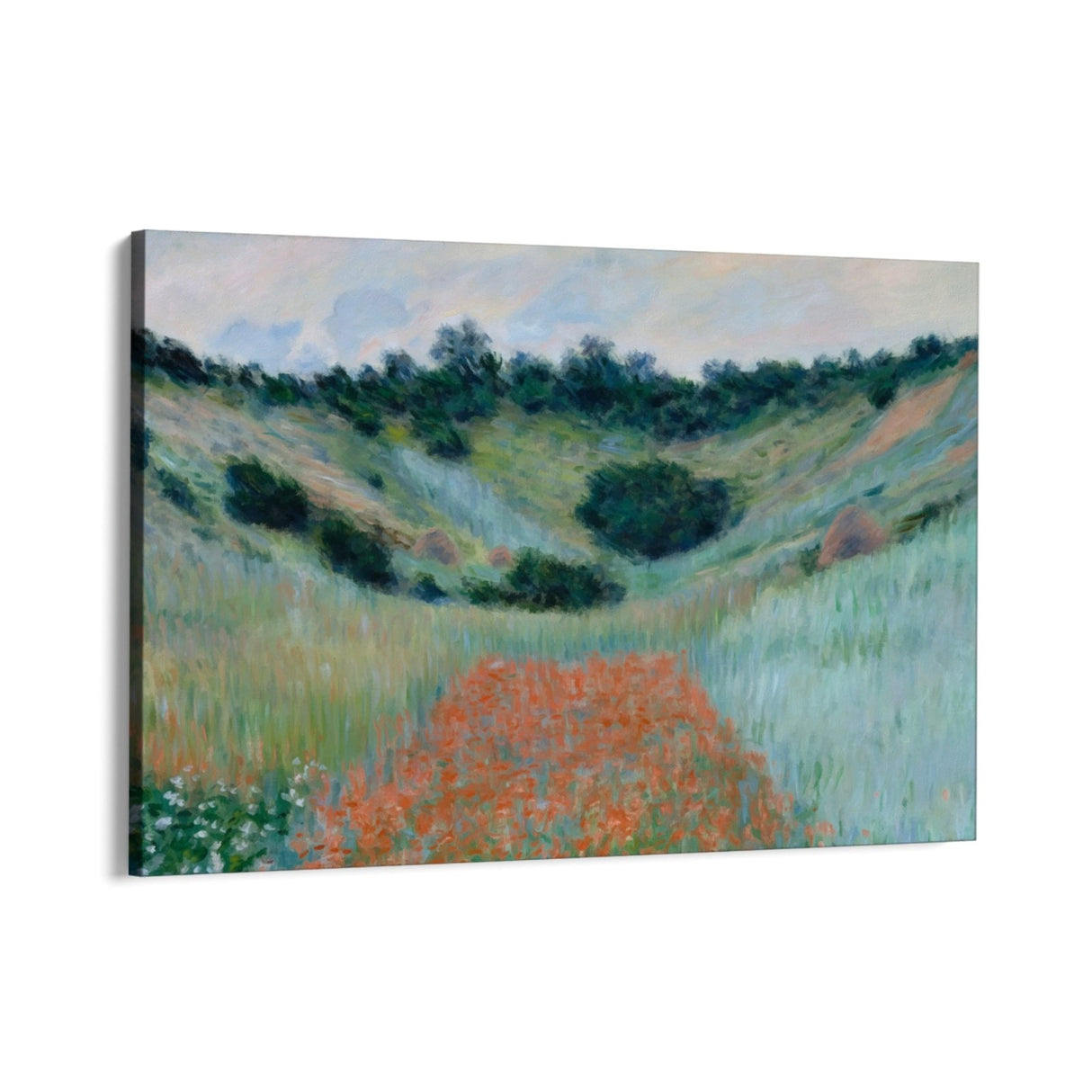 Campo di papaveri a Giverny, Claude Monet - CupidoDesign