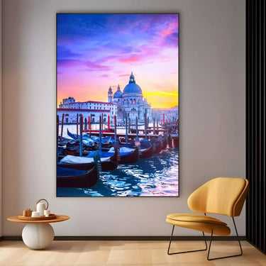 Quadro Stampa su Tela Canal Grande, Venezia - CupidoDesign