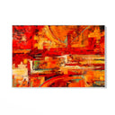 Quadro Stampa su Tela Caos di rosso - CupidoDesign