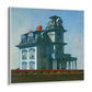 Quadro Stampa su Tela Casa lungo la ferrovia, Edward Hopper - CupidoDesign