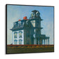 Quadro Stampa su Tela Casa lungo la ferrovia, Edward Hopper - CupidoDesign