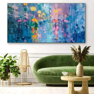 Quadro Stampa su Tela Cascata di Tonalità - CupidoDesign