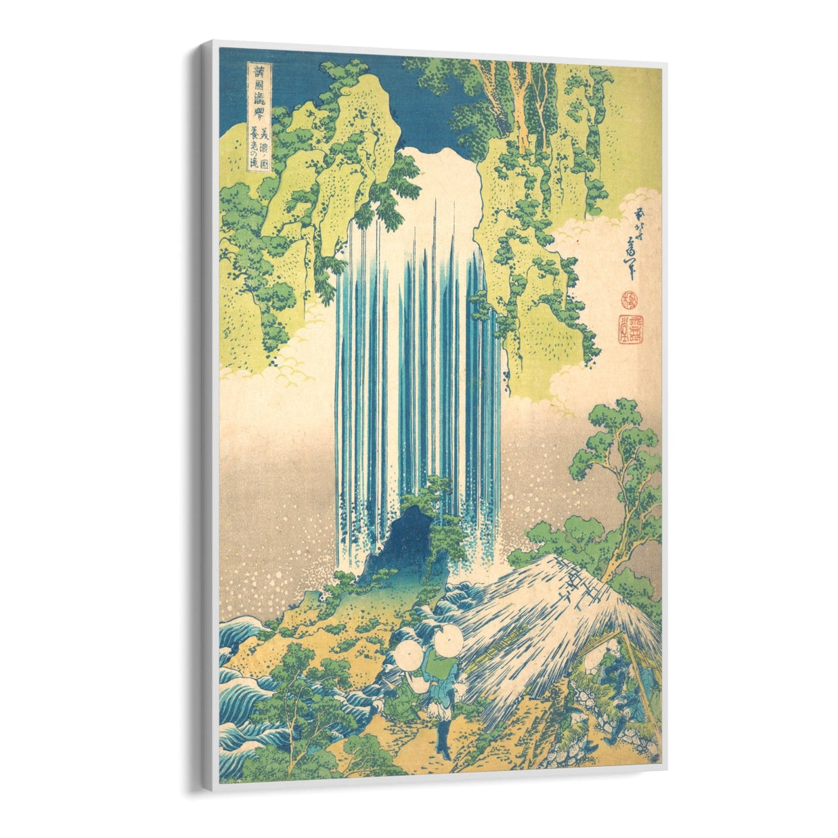 Cascata Yōrō nella Provincia di Mino, Katsushika Hokusai - CupidoDesign