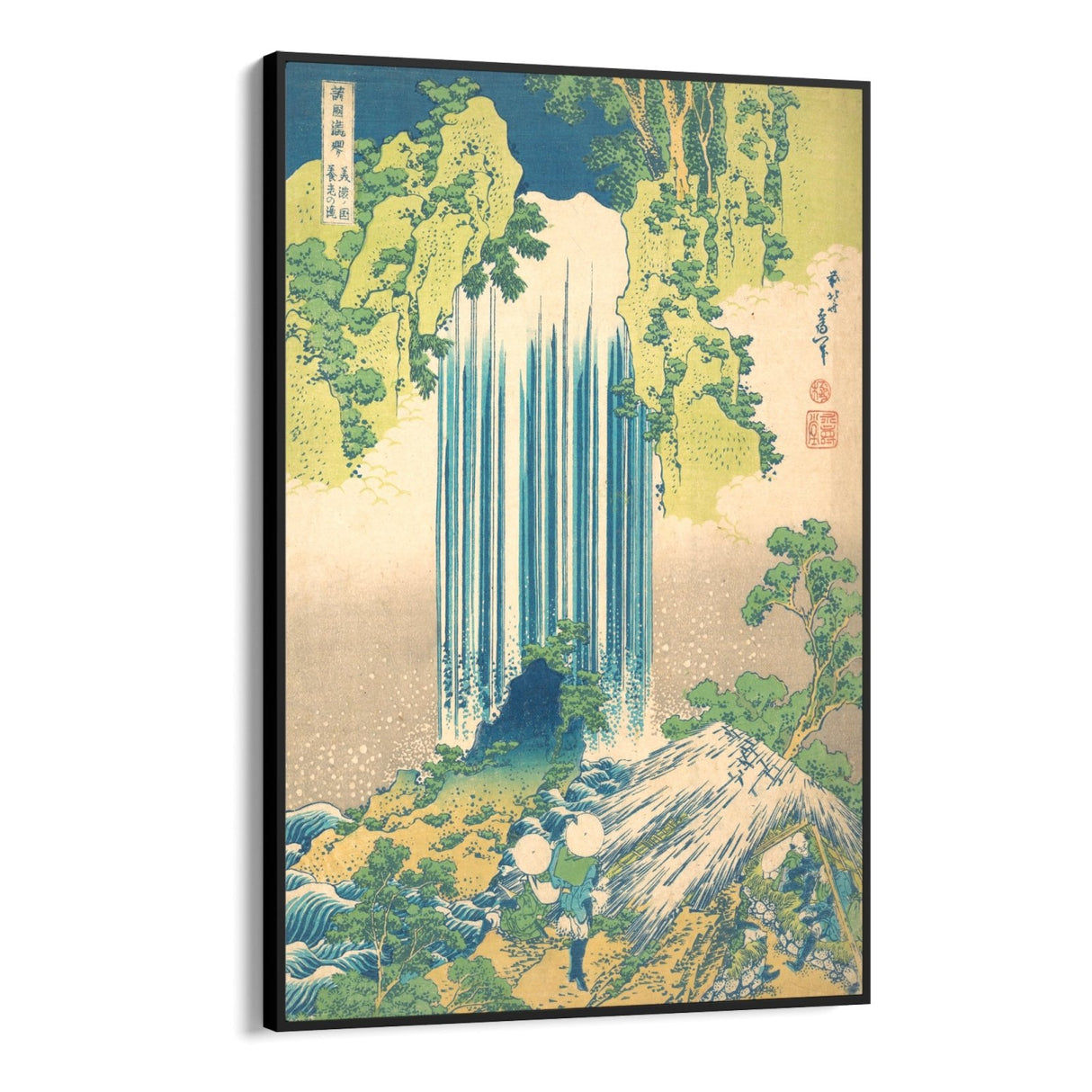 Cascata Yōrō nella Provincia di Mino, Katsushika Hokusai - CupidoDesign