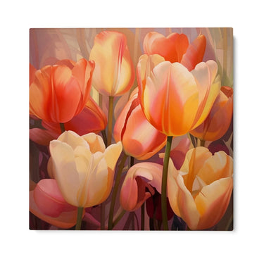 Quadro Stampa su Tela Cascate di Fiori Incantati - CupidoDesign