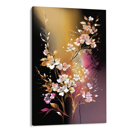 Quadro Stampa su Tela Cascate Floreali - CupidoDesign