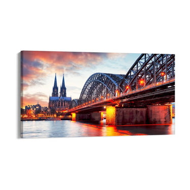Quadro Stampa su Tela Cattedrale di Colonia, Germania - CupidoDesign